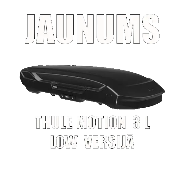 Thule Jumta kaste Motion 3 L Low Melna (194x87x35cm; 370L) | 639300 | Oficiālais dīleris Latvijā