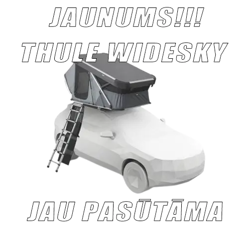 THULE Automašīnas jumta telts Widesky Ashland Grey | 901053 | 2 Personu Jumta Telts Oficiālais dīleris Latvijā