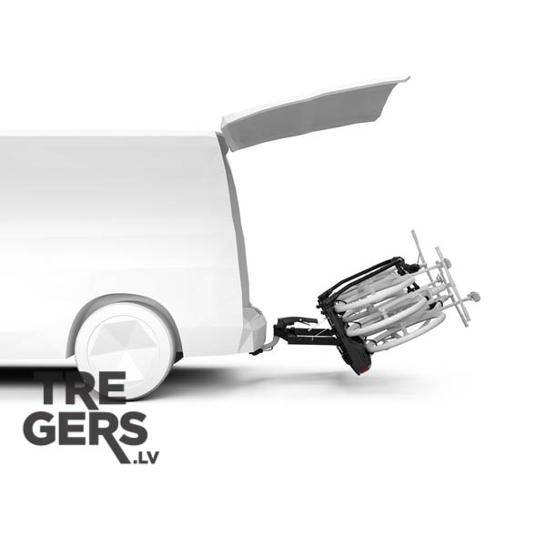 THULE Velosipēdu turētājs uz sakabes āķa VeloSpace 3, 2 velo Black | 9032100